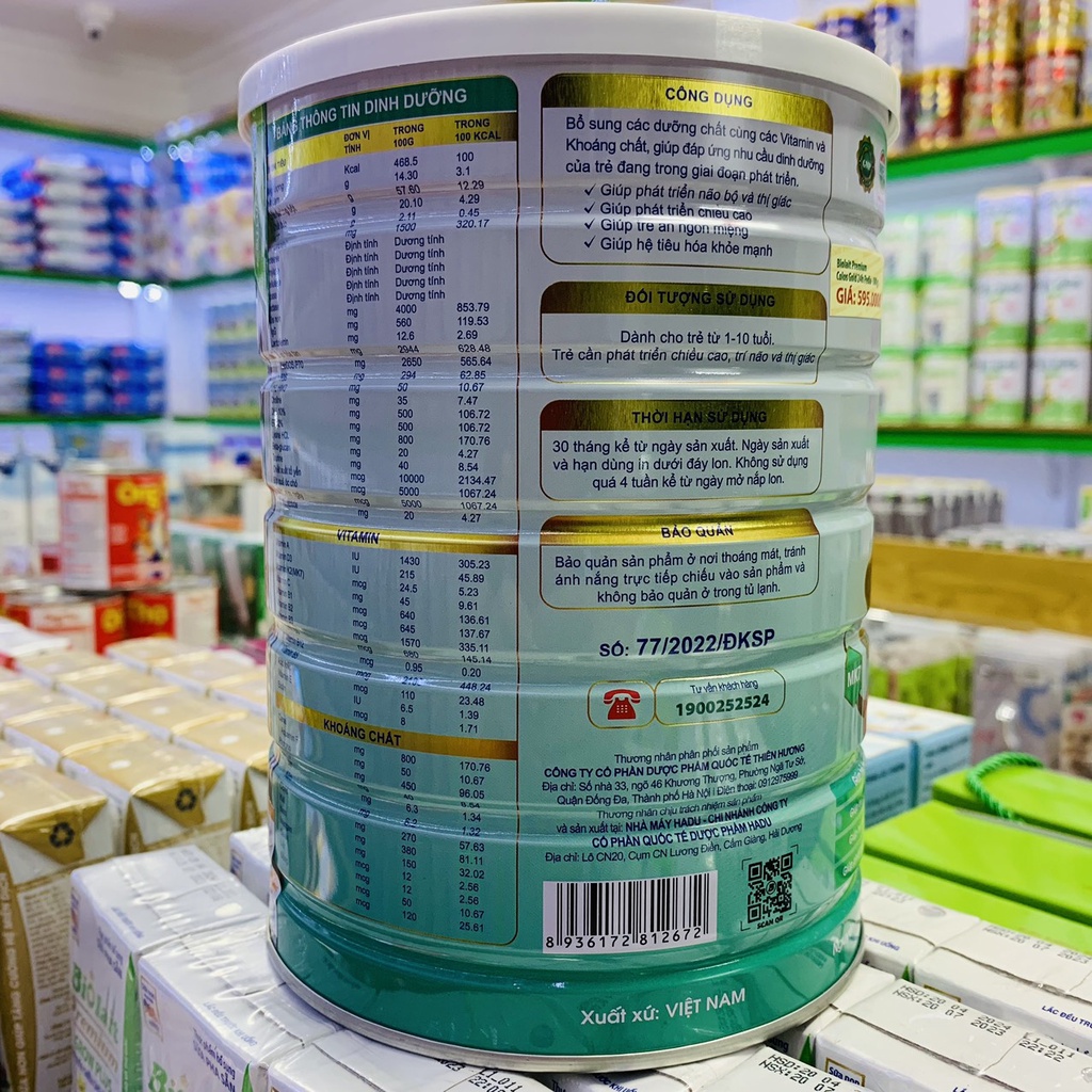 Sữa Non Biolait Colos Gold 24H PEDIA SỐ 2 Giúp Hệ Tiêu Hóa Khỏe Mạnh, Phát Triển Chiều Cao, Não Bộ