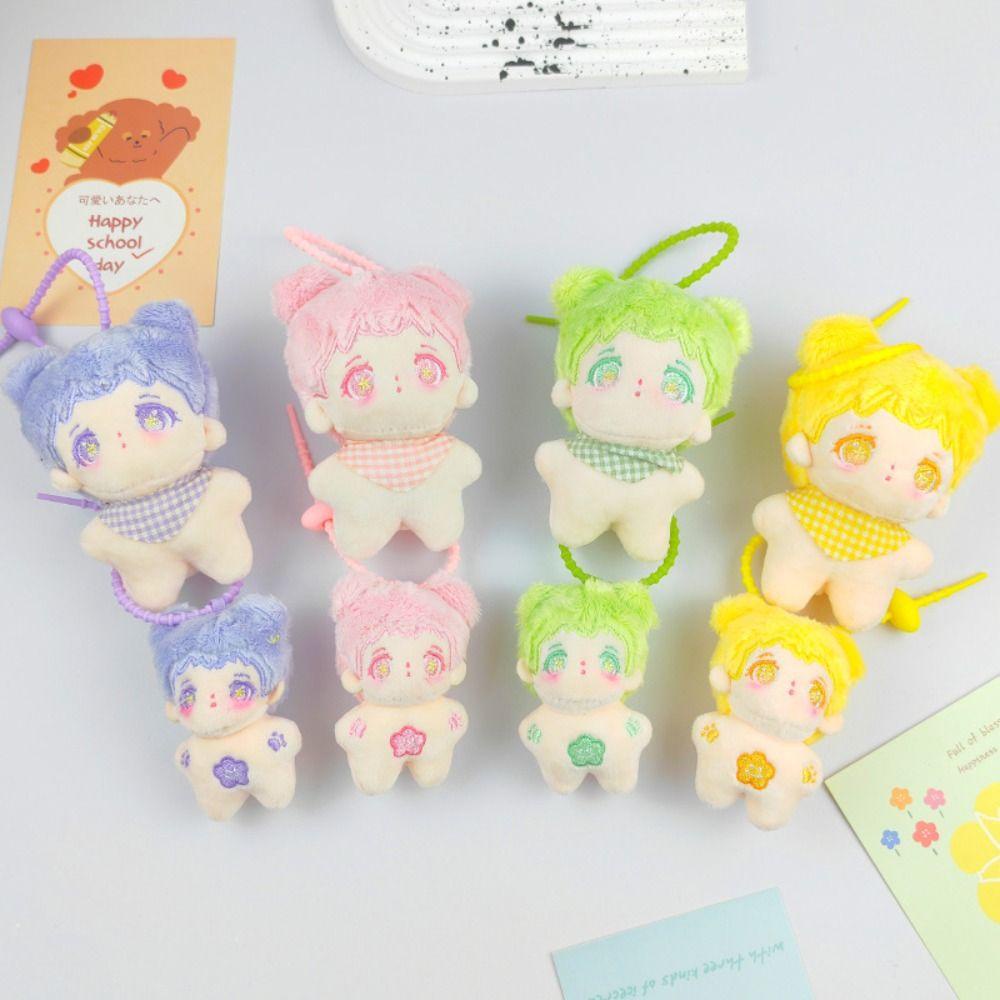 Búp bê bông fuzou mặt dây chuyền sang trọng, cô gái khăn quàng cổ búp bê ngôi sao sang trọng, quà tặng trẻ em mềm mại pp cotton mũm mĩm sáng tạo