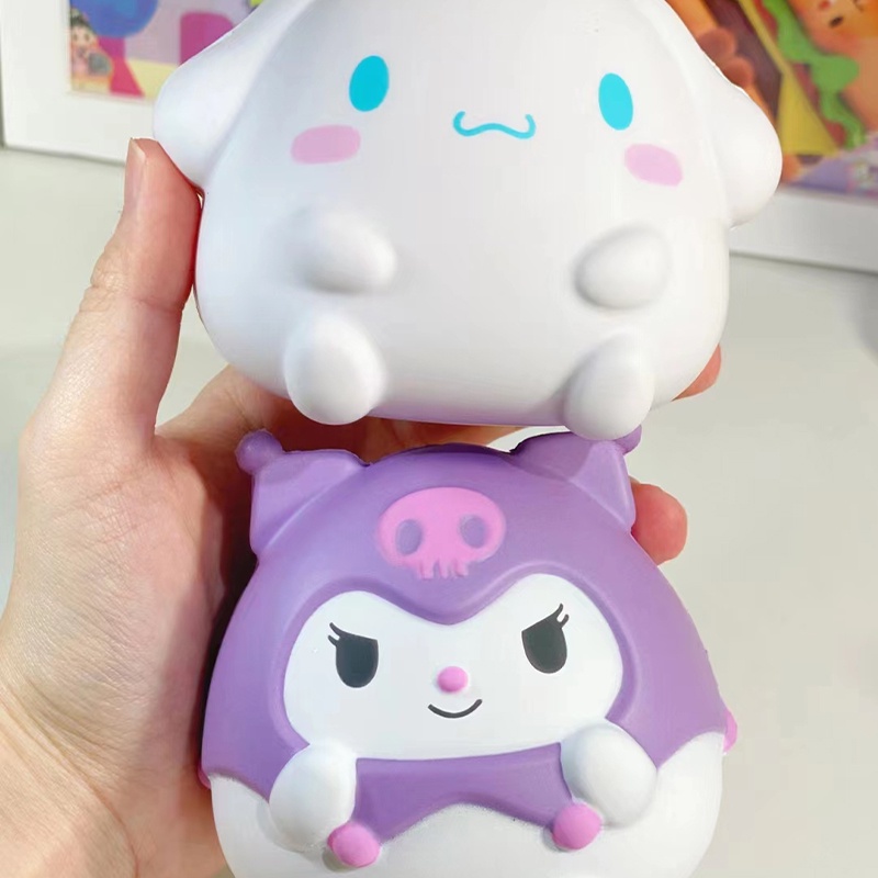 Đồ chơi giải nén sanrio kuromi my melody cinnamoroll pompompurin hello kitty slow rebound mochi toy người lớn trẻ em thư giãn đồ chơi dễ thương mặt dây chuyền chìa khóa ô tô quà tặng sinh nhật