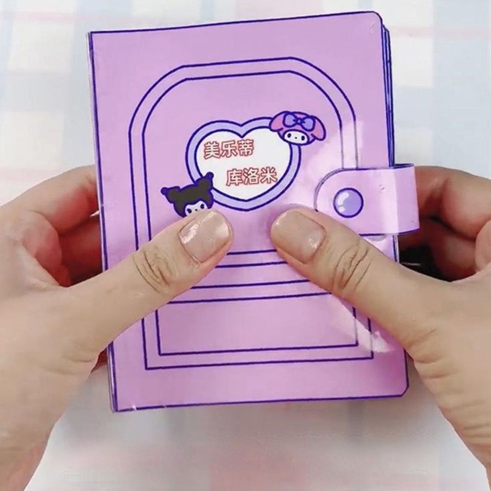 Sách Hình Dán kuromi melody Mặc Đầm diy Sáng Tạo