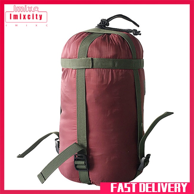 Túi ngủ cắm trại ngoài trời imixcity gói nén gói lưu trữ võng gói nhẹ cho du lịch cắm trại trôi dạt