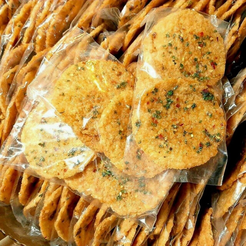 Cơm Cháy Mắm Hành - Bịch 3 Miếng 100 gram