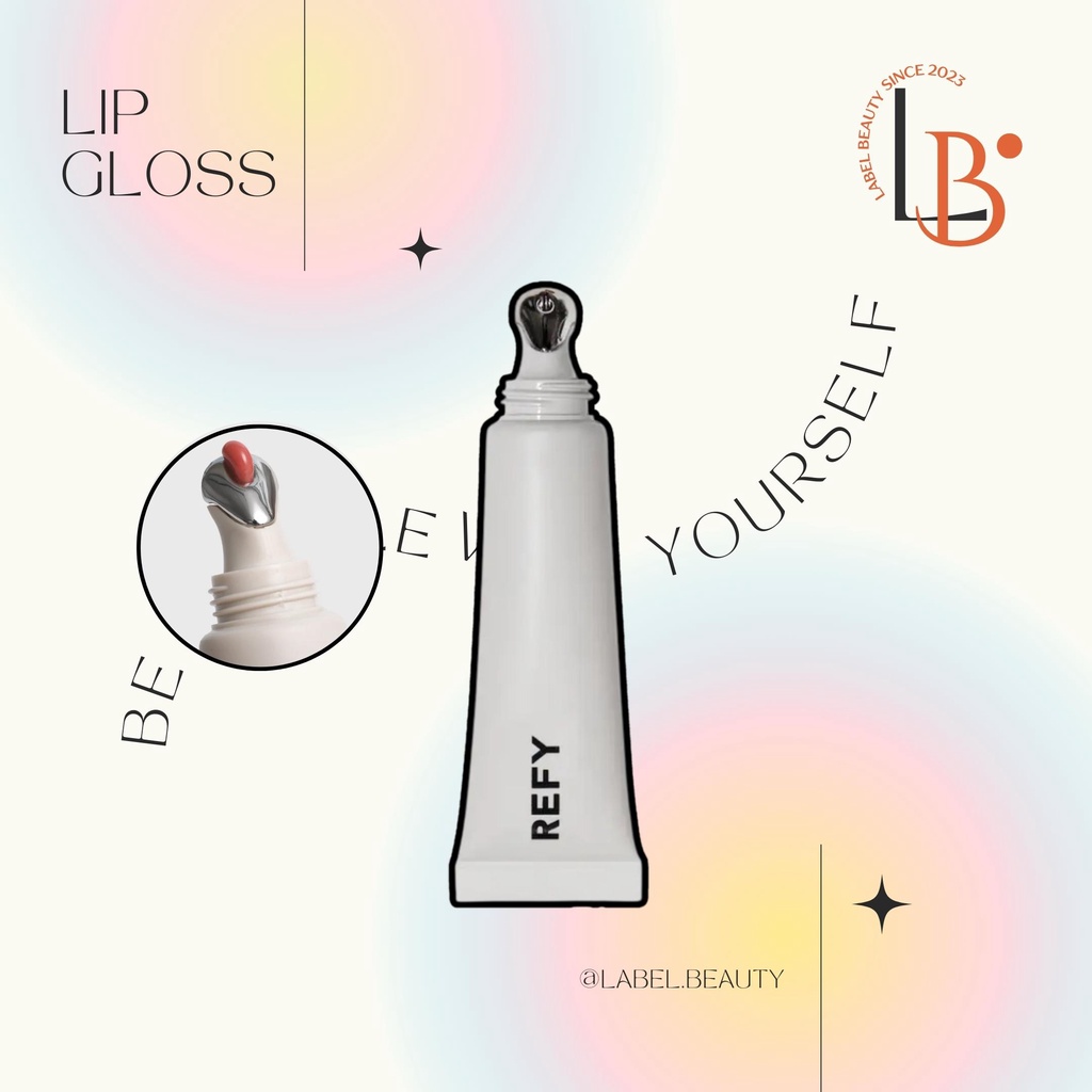 ✨ Son bóng REFY Tinted Lip Gloss - 𝐋𝐚𝐛𝐞𝐥.𝐛𝐞𝐚𝐮𝐭𝐲 ✨