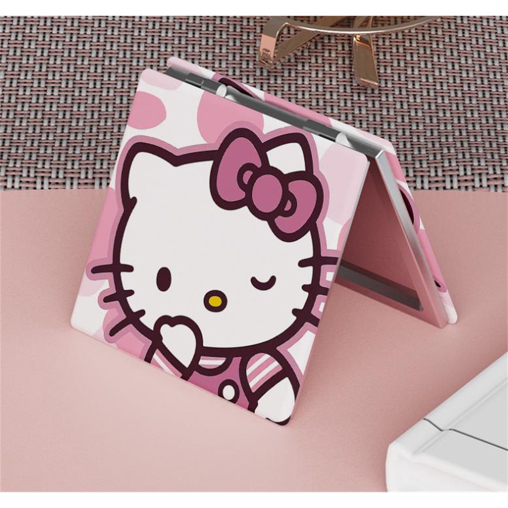 🚚Hàng Có Sẵn🚚Gương Trang Điểm Cầm Tay Họa Tiết Hoạt Hình Xinh Xắn