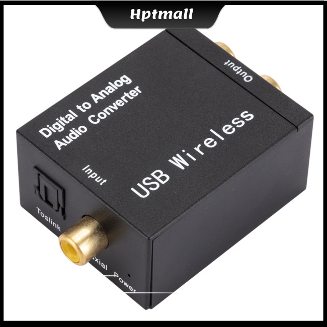 Bộ chuyển đổi âm thanh kỹ thuật số sang tương tự 192k bộ thu đồng trục toslink sang analog stereo bộ chuyển đổi âm thanh có độ trễ thấp