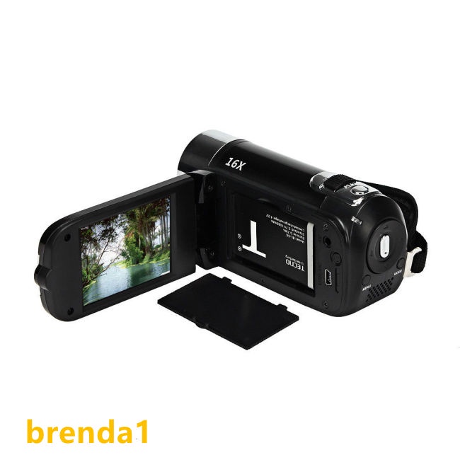 Máy quay camera cod chắc chắn, máy quay video kỹ thuật số độ nét cao 16mp 1080p 2,7 inch màn hình lcd tft máy ảnh zoom 16x