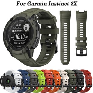 Đối với đồng hồ thông minh garmin instinct 2x phụ kiện vòng đeo tay thay thế dây đeo bằng silicon chính thức