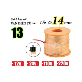 Cuộn điện cho van điện từ đồng điện 12v, 24v, 110v, 220v