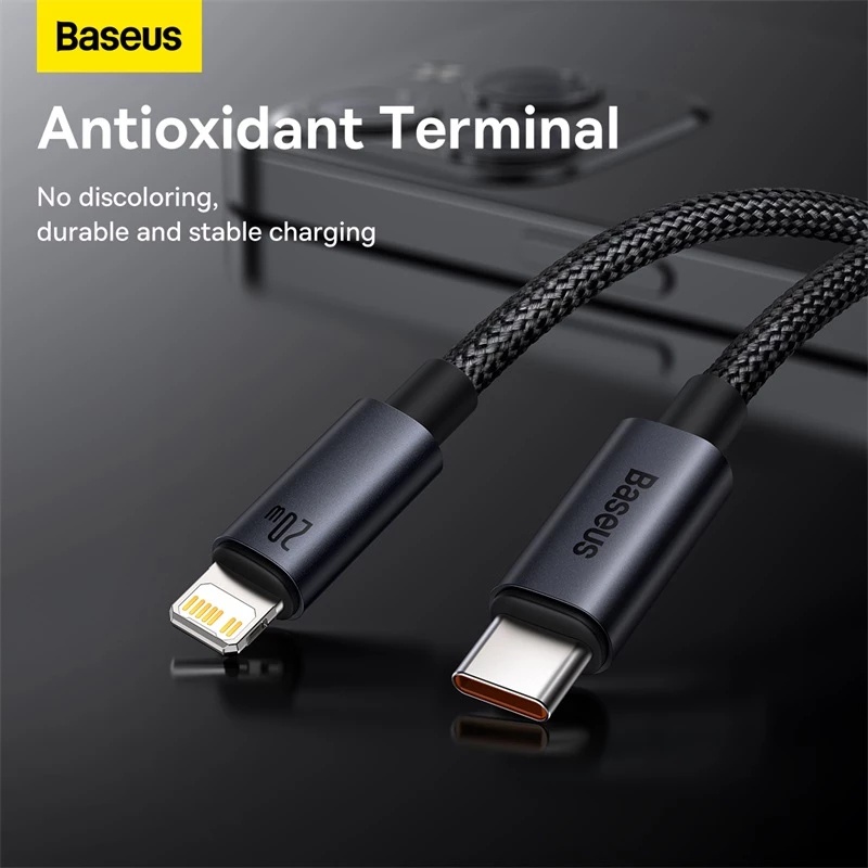 Dây Cáp Sạc Nhanh Baseus PD 20W USB-C Dành Cho13 12 11 Pro Max