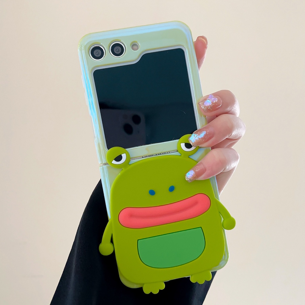 Ốp Điện Thoại Họa Tiết Ếch Dễ Thương Cho samsung galaxy z flip 5 4 3 z flip5 zflip5 zflip 5 Flip43