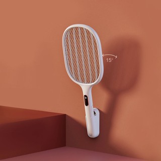 Vợt diệt muỗi, bắt muỗi Qualitell S1, điện áp 3500V, pin 2000mAh, có giá gắn tường