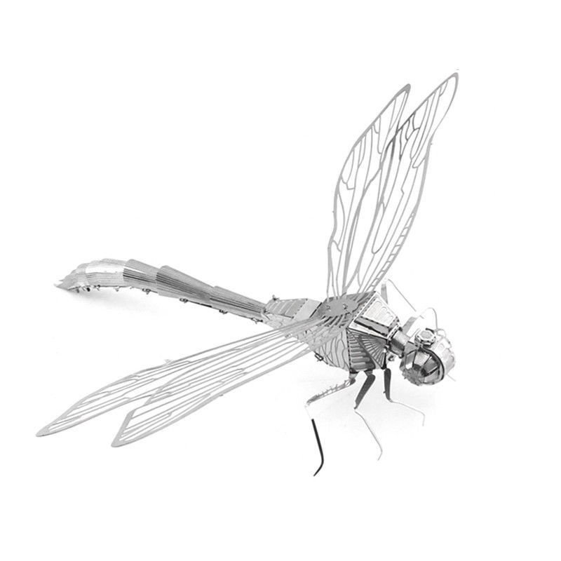 Finger dragonfly metal model puzzle diy handmade gift puzzle assembly stitching 3d three-dimensional toy d19y