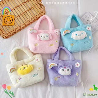 Túi đeo vai sanrio sang trọng kuromi cinnamoroll my melody túi xách ba lô dễ thương túi trang điểm phụ nữ quà tặng cô gái túi tote quà tặng bạn gái