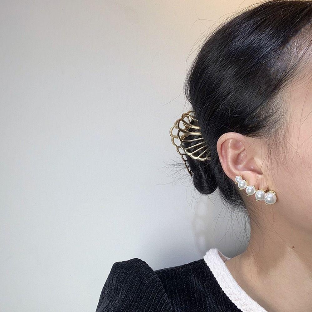 Khuyên Tai Hợp Kim Đơn Giản Thời Trang Phong Cách Hàn Quốc