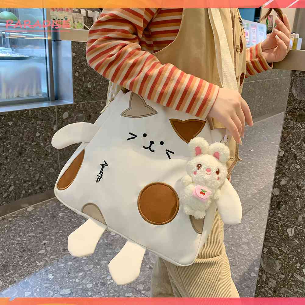 Túi Đeo Chéo Hình Mèo Dễ Thương Cho Nữ