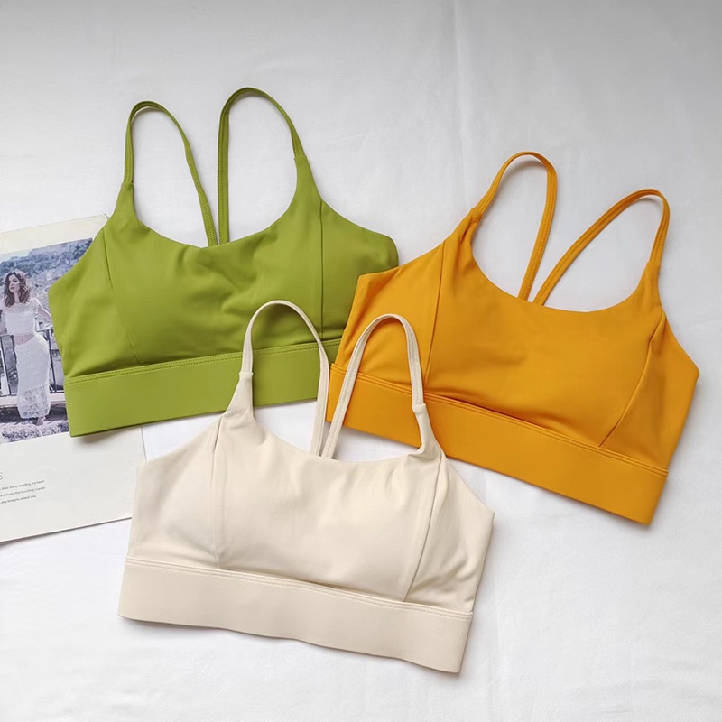 Áo Ngực Thể Thao Hai Dây Thiết Kế Quyến Rũ Thời Trang Cho Nữ