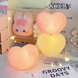 Đèn ngủ led 3d hình trái tim lãng mạn dùng trang trí