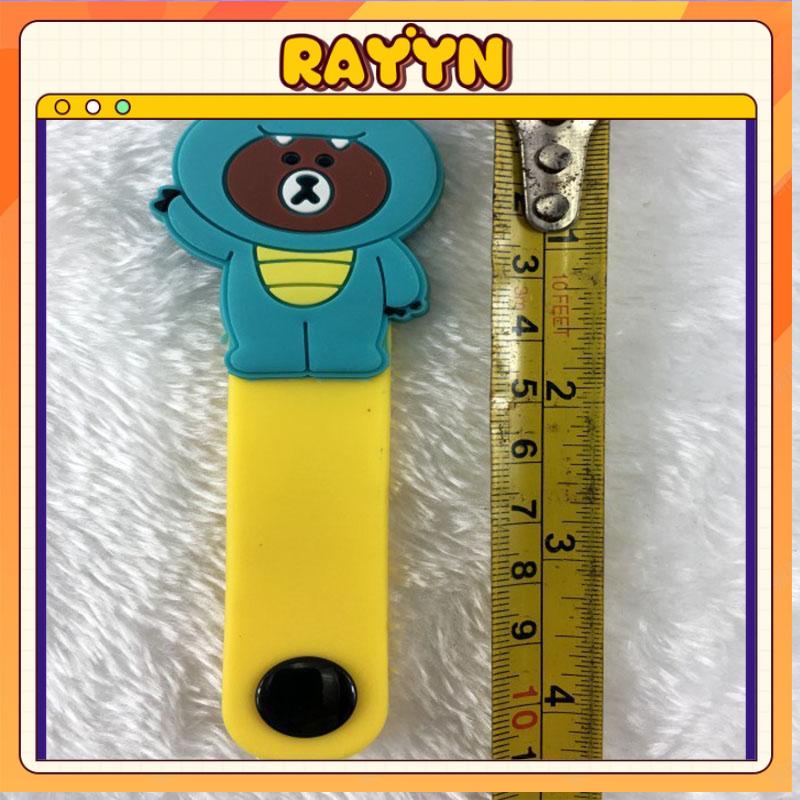 Dây kẹp thu gọn tai nghe cáp sạc điện thoại laptop hình thú dễ thương-RA