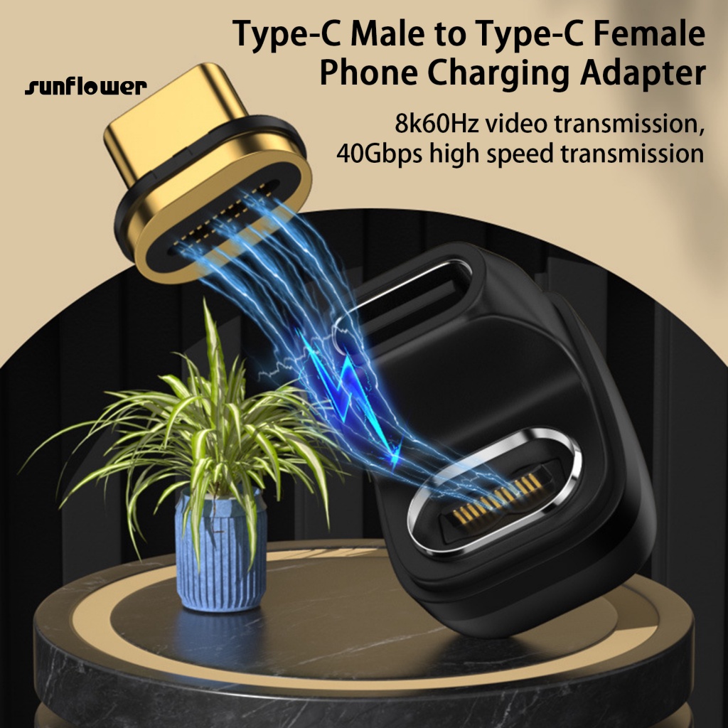 Bộ chuyển đổi LENOVO 8K 60Hz đầu cắm Type-C sang lỗ cắm Type-C Female cho điện thoại