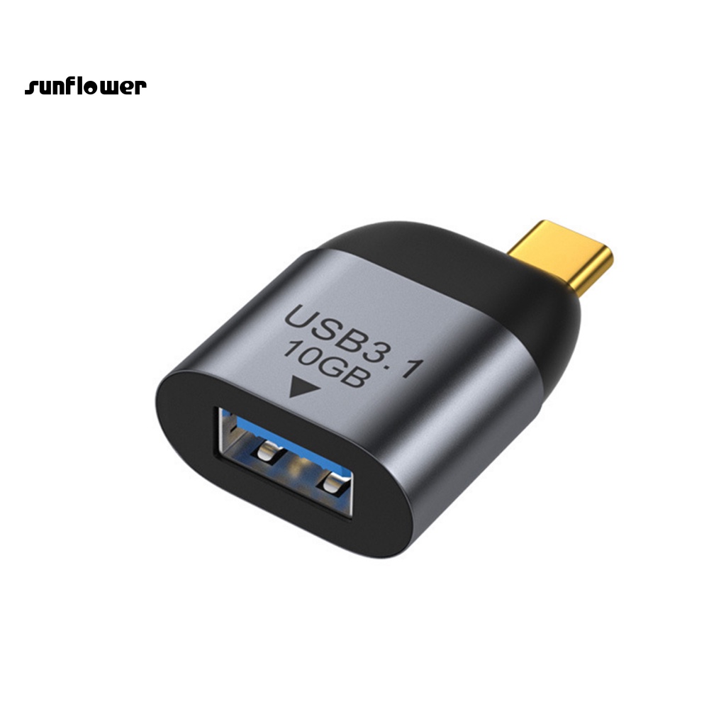 Đầu Chuyển Đổi USB3.1 Male Sang USB3.1 Female 10Gbps Bằng Nhôm Cho Điện Thoại Di Động