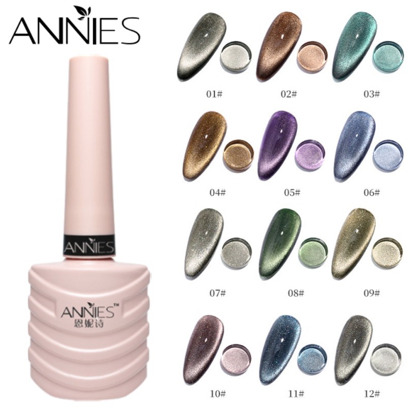 Gel sơn móng tay ANNIES mắt mèo lấp lánh thông dụng mới