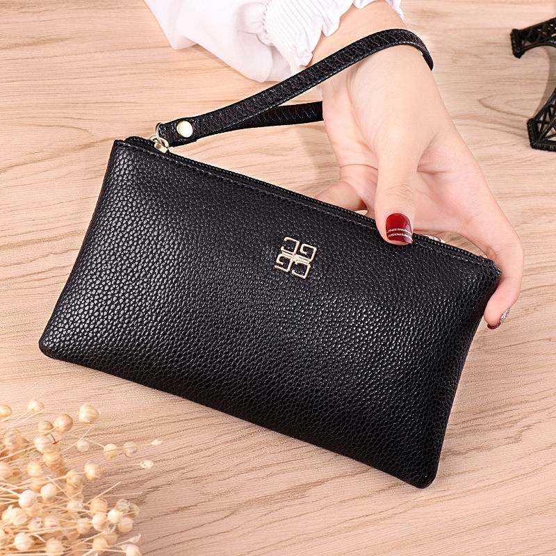 Ví Da Cầm Tay Dáng Dài Thiết Kế Đơn Giản Phong Cách Âu Mỹ Thời Trang 2023 Cho Nữ