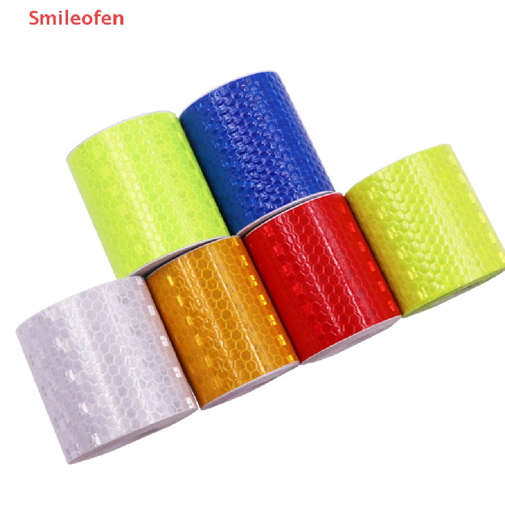 Cuộn Băng Keo Dán Phản Quang Cảnh Báo An Toàn Cho Xe Hơi Kích Thước 5cm * 300cm