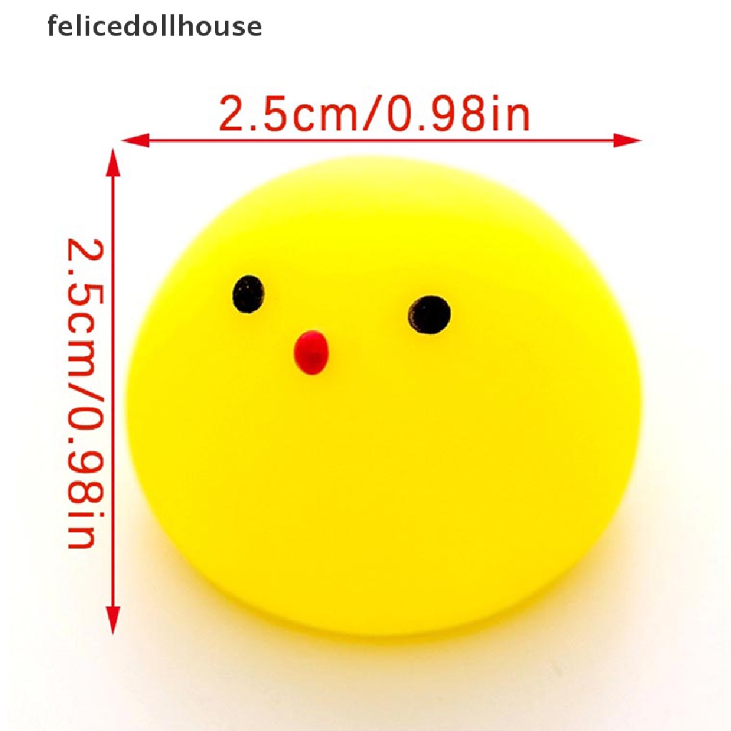 1 Đồ Chơi Mochi Giảm Căng Thẳng Hình Gà Ngộ Nghĩnh