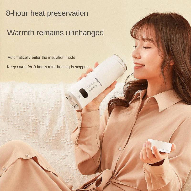 Ấm Đun Nước Điện Thông Minh Bằng Thép Không Gỉ 400ml 220V