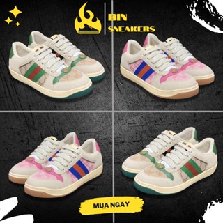 Giày thể thao GC_Guccii Sơn Tùng,Hải Tú Xanh Hồng Full bill box đủ size Nam Nữ hàng cao cấp da xịn lót lông