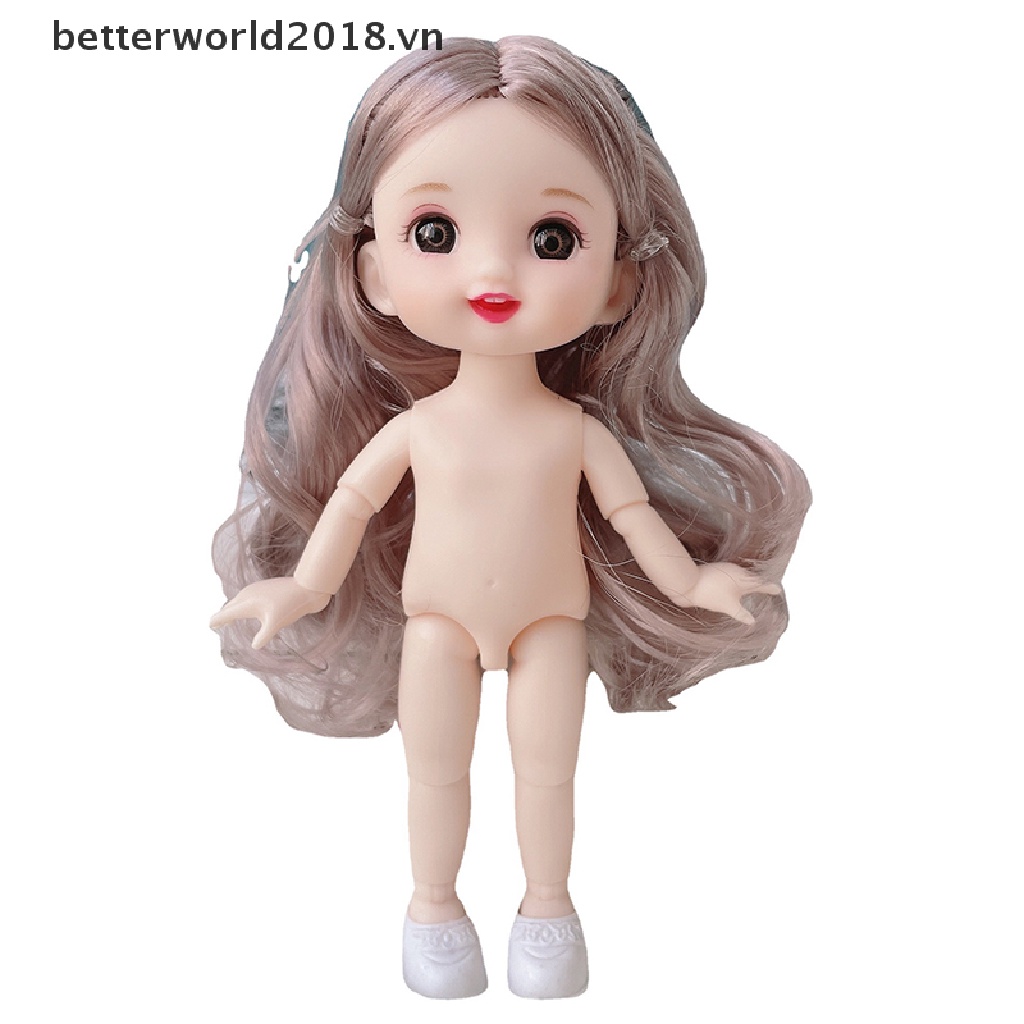 Búp Bê Bé Gái 16-17cm Khớp Nối 1 / 8 OB11