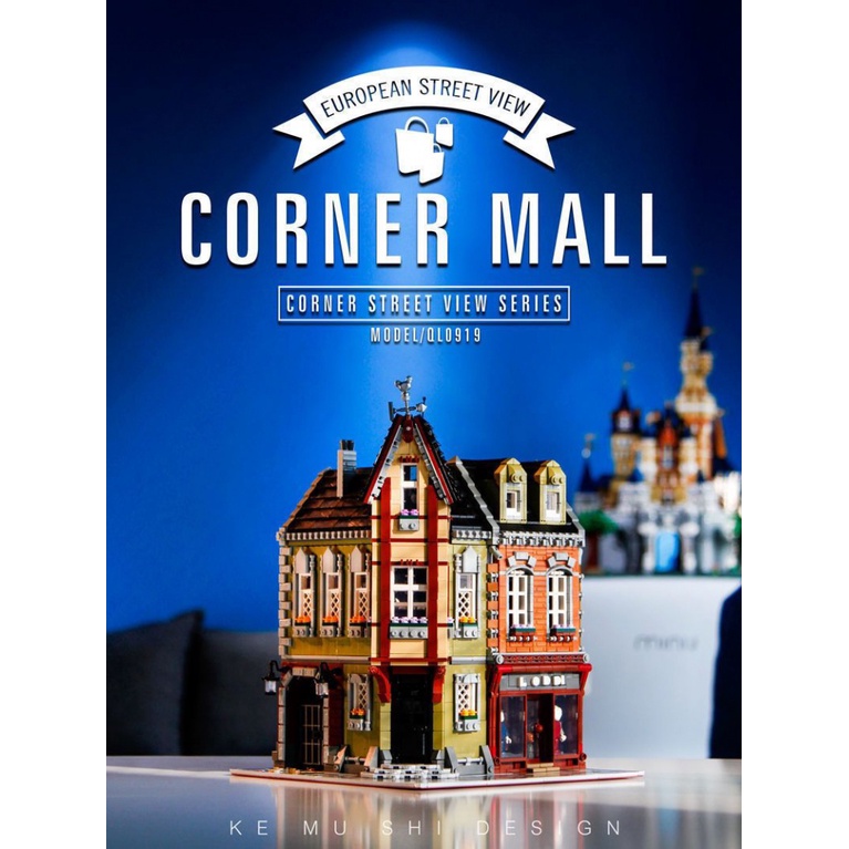 Đồ Chơi Mô Hình Nhà Hàng Zhegao 0919 Phong Cách Châu Âu Lãng Mạn