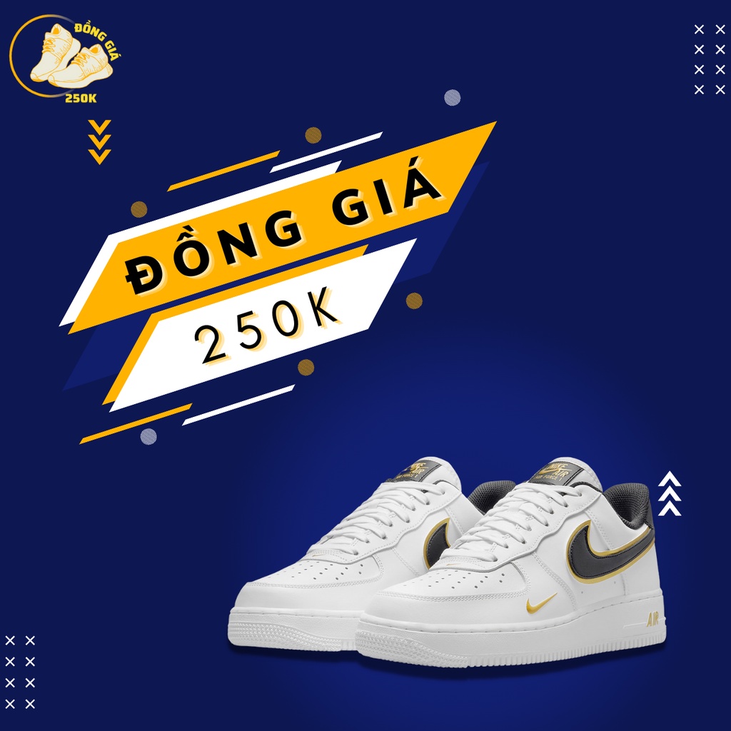 Giày AF1 nam nữ đủ màu trắng, đen, nâu hàng 11 Full Box - Giày thể thao sneaker AF1 Air Force 1 đủ size nam nữ cao cấp