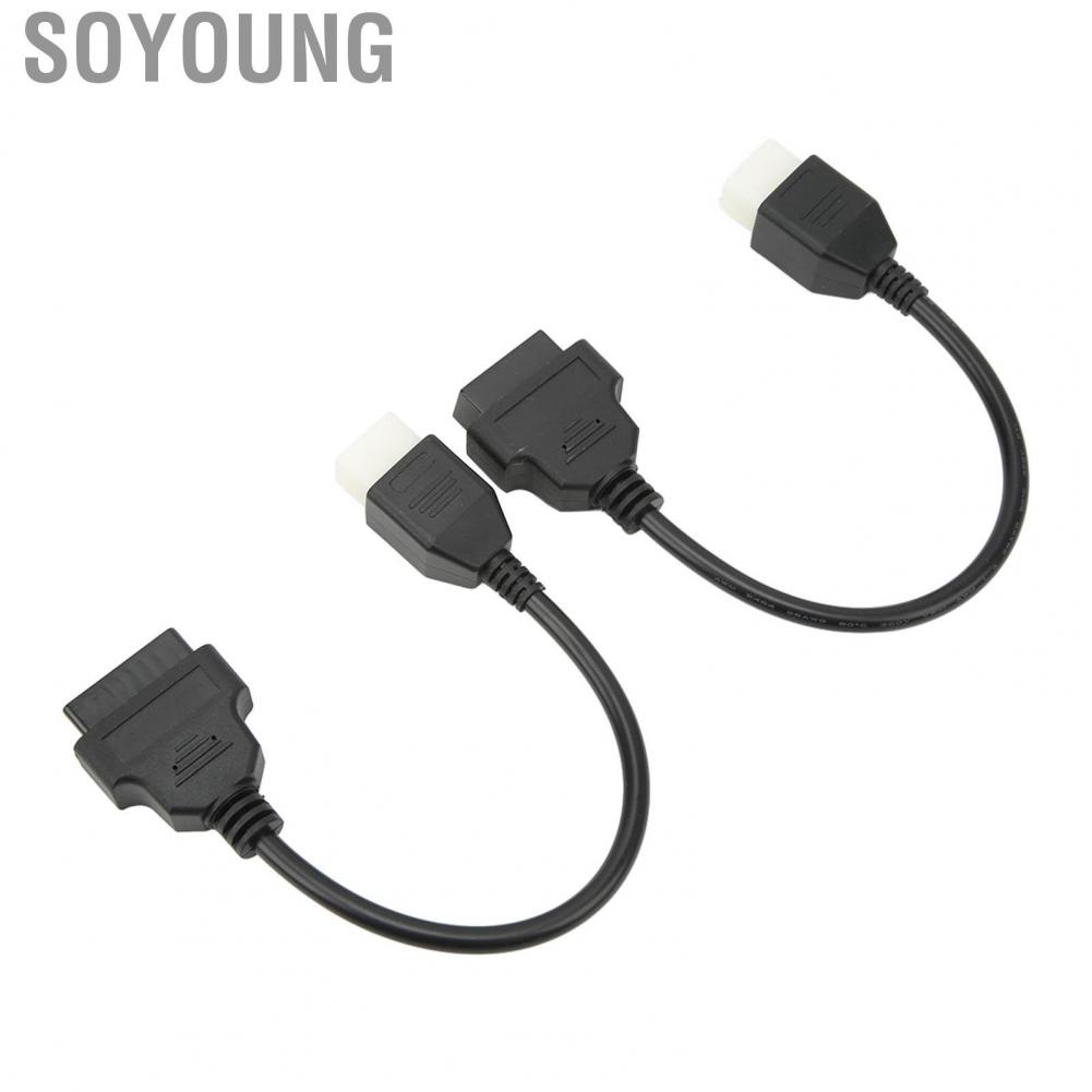 Soyoung 6 Pin OBD Connector  Diagnostic Cable Stable Structure for Motorcycle Motor