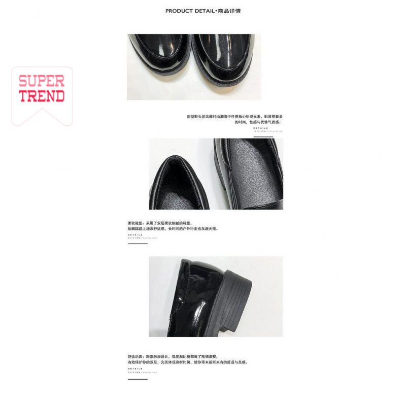 Giày Lười Màu Trơn Phong Cách Hàn Quốc Cho Nữ