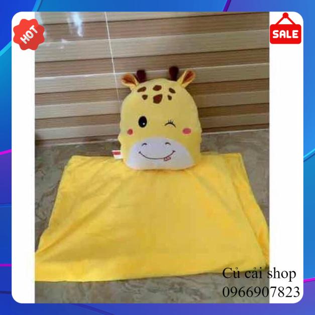 Set chăn gấu hình Hươu, chim cánh cụt, cua, gấu, dứa hàng khuyến mãi