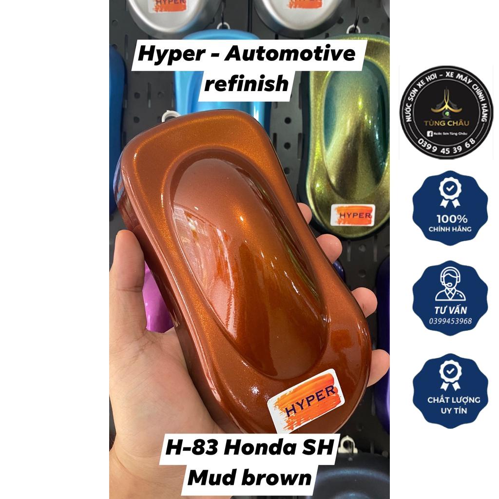 Nước sơn xe máy pha sẵn chính hãng - Màu nâu Honda SH - H83