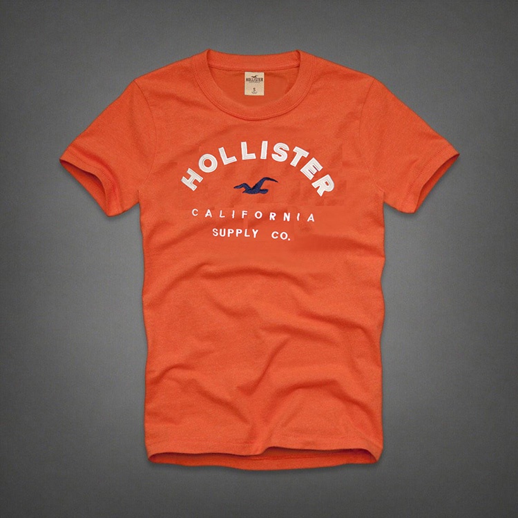 Hollister Áo Thun cotton Tay Ngắn Cổ Thuyền Phong Cách Âu Mỹ Thời Trang Mùa Hè Cho Nam