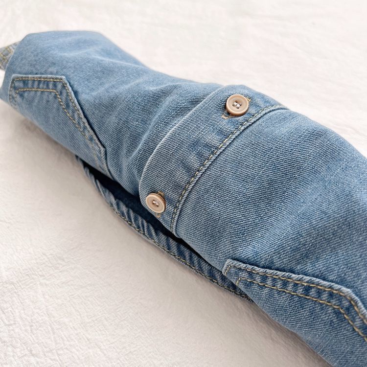 Áo Khoác Denim Mỏng Tay Dài Phong Cách Thời Trang Mới 2023 Dành Cho Bé Trai