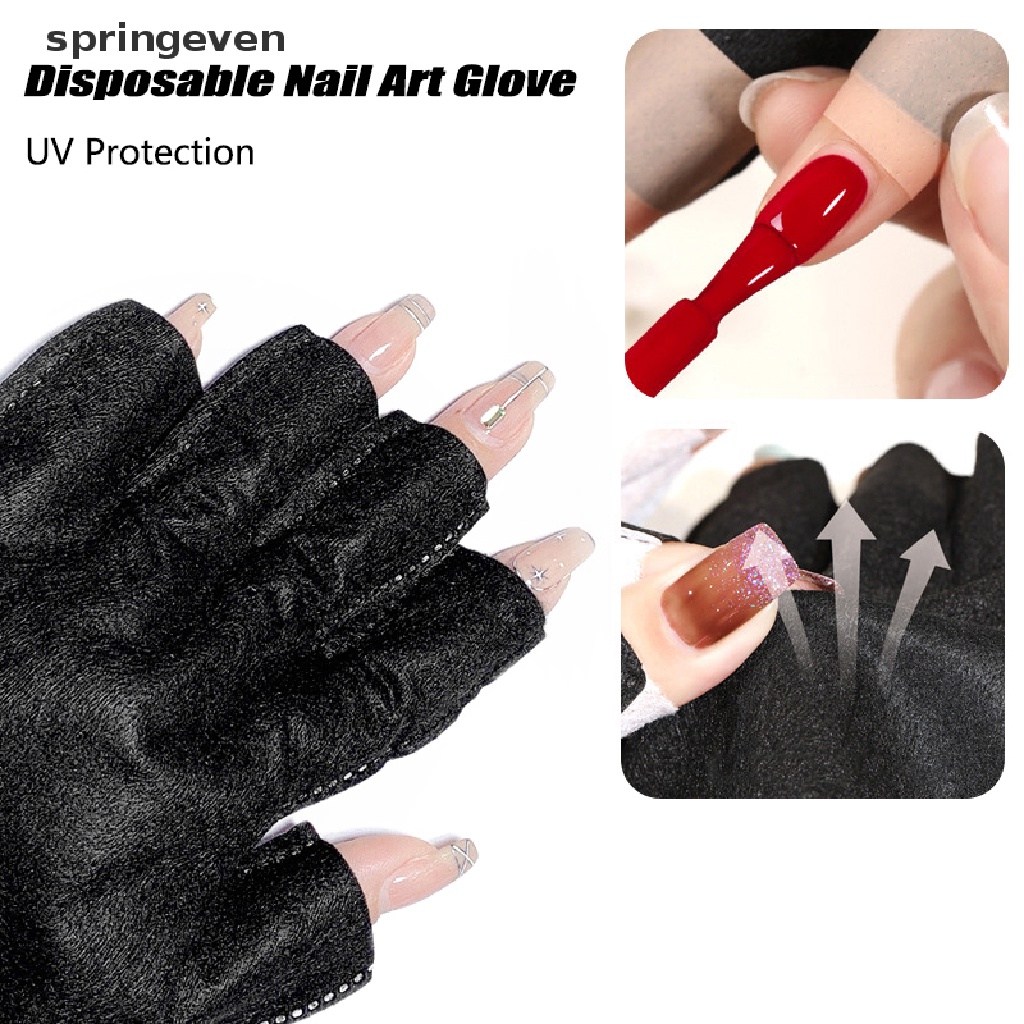 Set 2 Găng Tay Chống Tia UV Bảo Vệ Móng Tiện Lợi