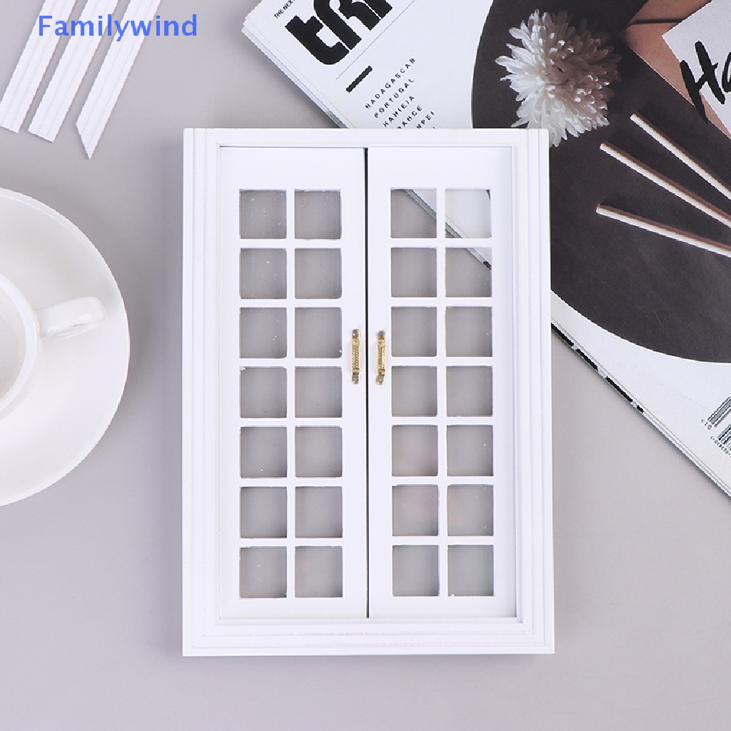 Cửa Sổ Mini Tỉ Lệ 1: 12 Dùng Để Trang Trí Nhà Búp Bê