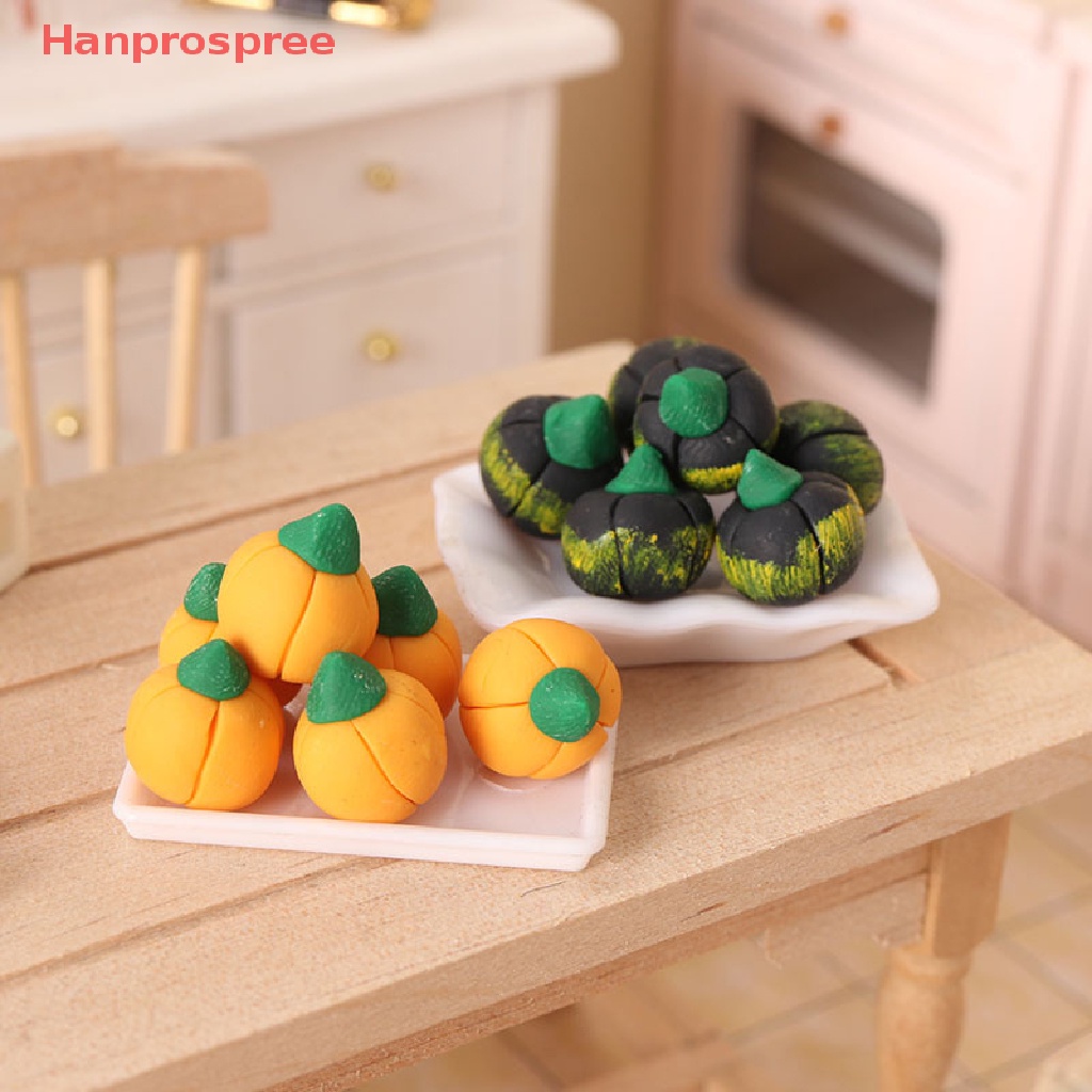 Mô Hình Quả Bí Ngô Trang Trí Nhà Búp Bê Tỉ Lệ 1: 12