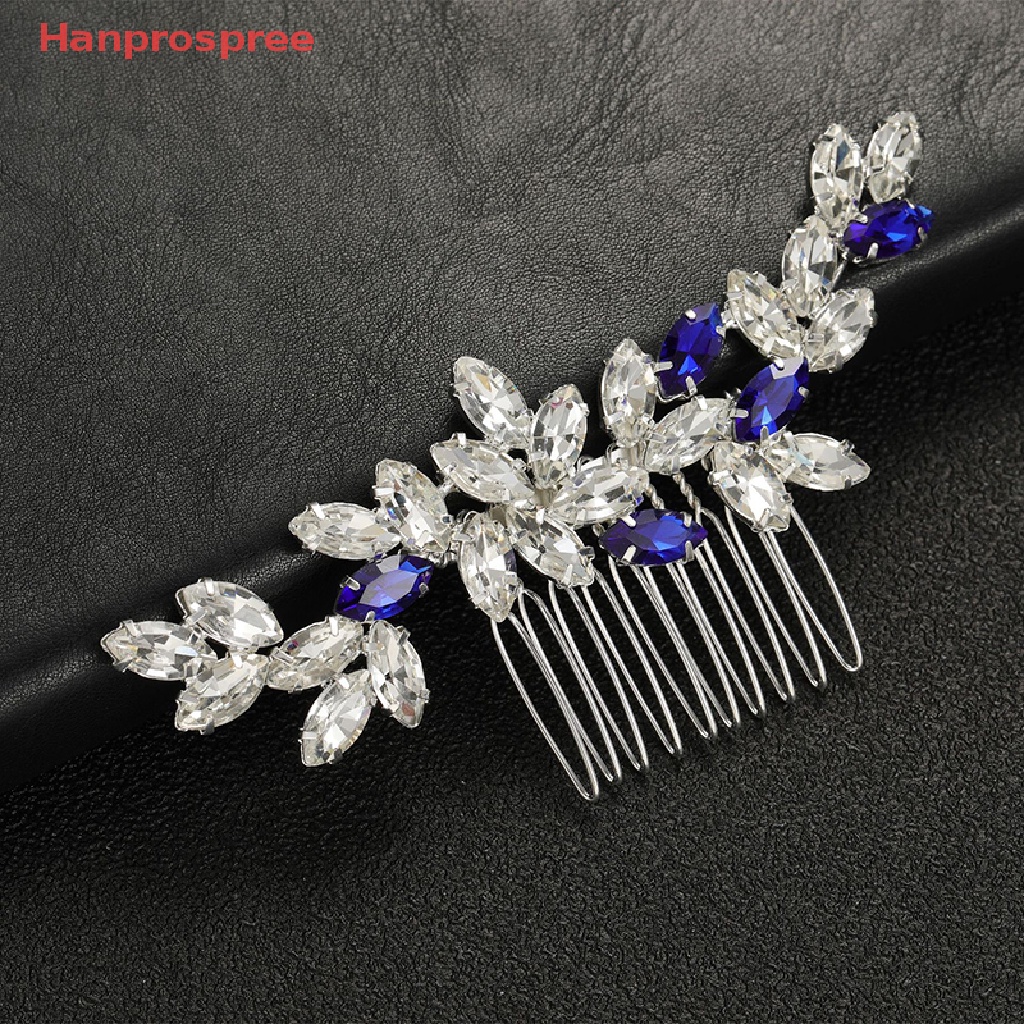 Lược Cài Tóc Đính Đá Pha Lê Sang Trọng Cho Cô Dâu