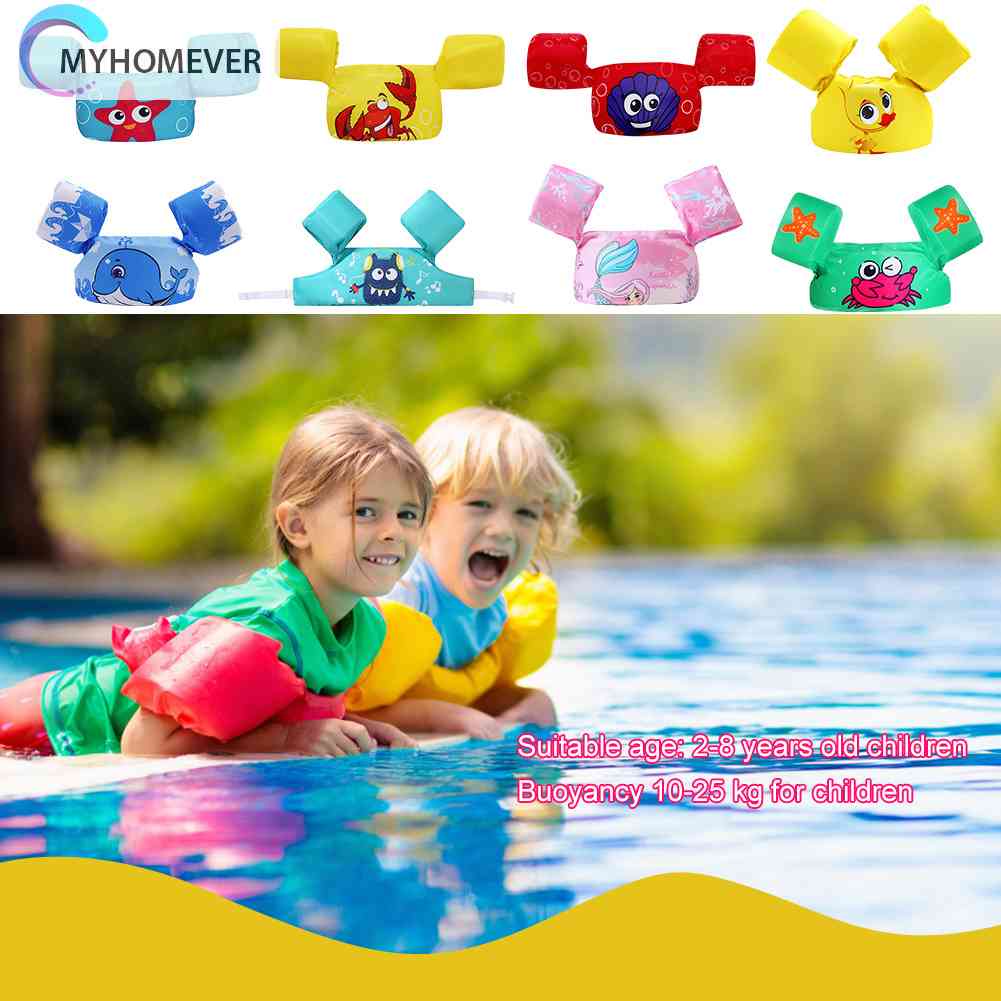 Phao Bơi Dạng Vest Không Tay Có Thể Điều Chỉnh Dành Cho Trẻ Em