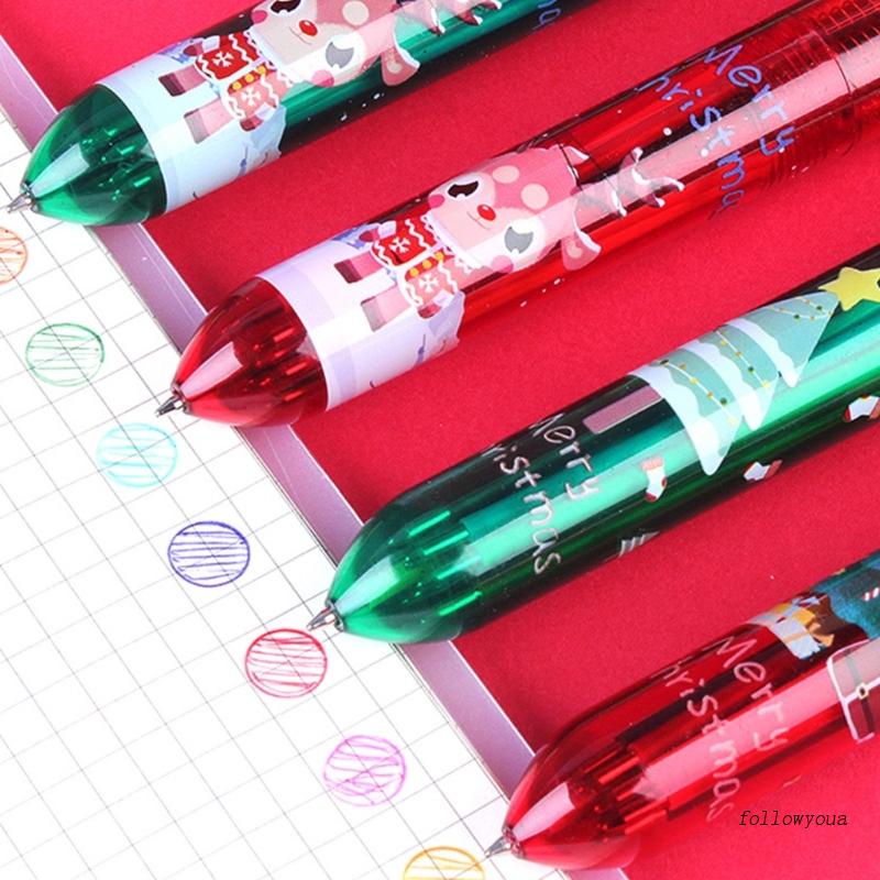 Bút Bi 0.5mm 10 Trong 1 Có Thể Thu Gọn Tiện Dụng