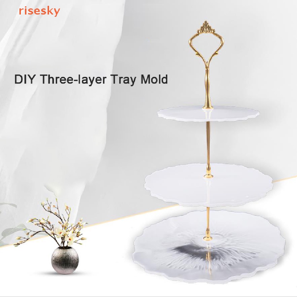 Khuôn Làm Khay Đựng Trái Cây Hình Tròn Bằng Silicon Độc Đáo DIY