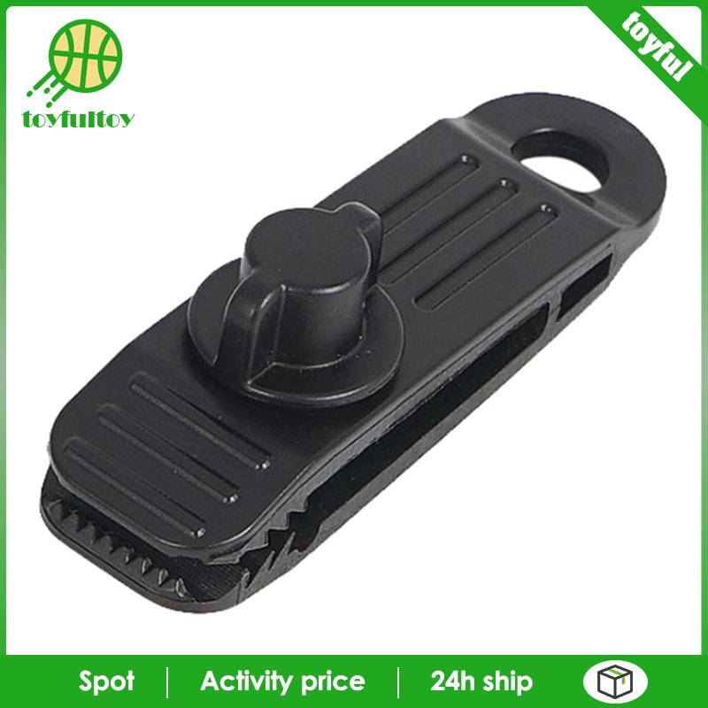 Set 4 Kẹp Lều Cắm Trại Bằng Nylon Kèm Ốc Vít Cố Định Ngón Tay