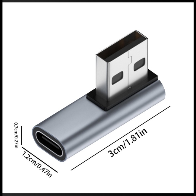 Đầu Chuyển Đổi Usb A Male Sang Type-C Female Usb3.1 Gen 2 Adapter 10gbps Cho Điện Thoại