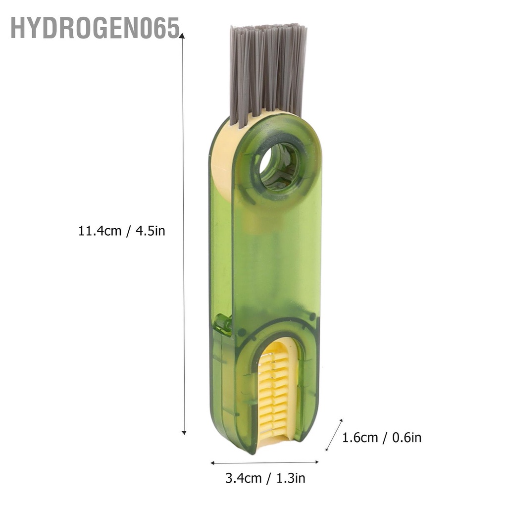 Bàn chải làm sạch kẽ hở nắp chai 3 trong 1 đa năng cho núm vú Hydrogen065