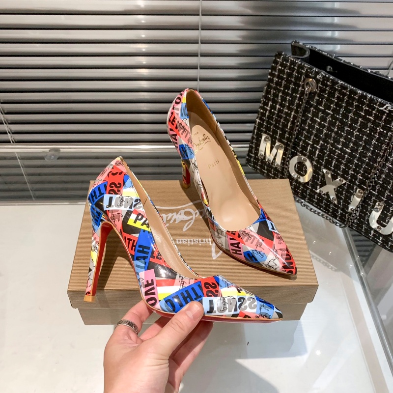 CHRISTIAN LOUBOUTIN Giày Cao Gót 8cm Thiết Kế Quyến Rũ Cho Nữ
